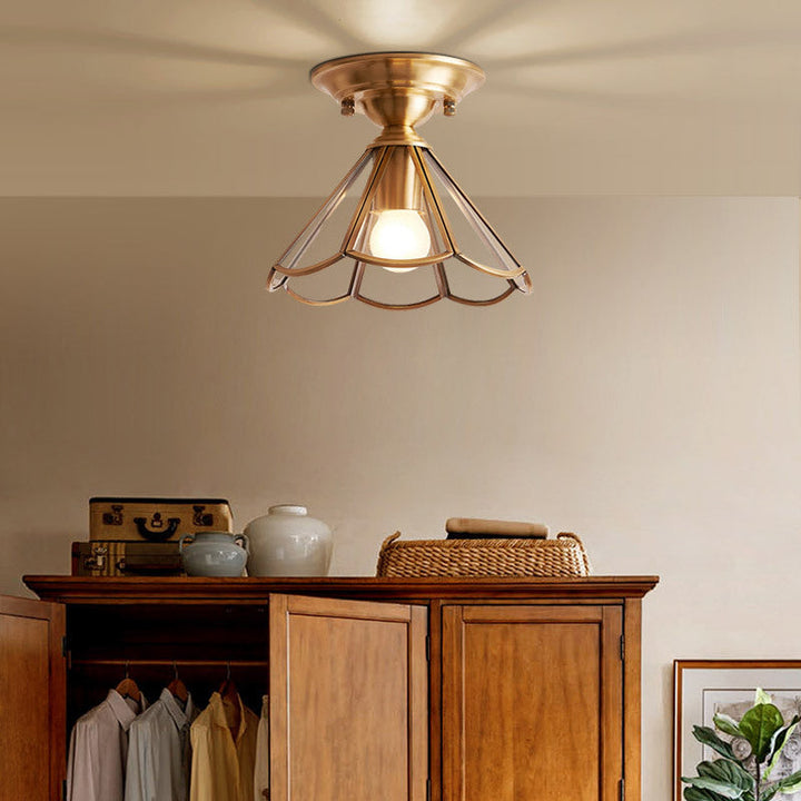 Skanto | Taklys Messing Metall Flush Mount Armatur