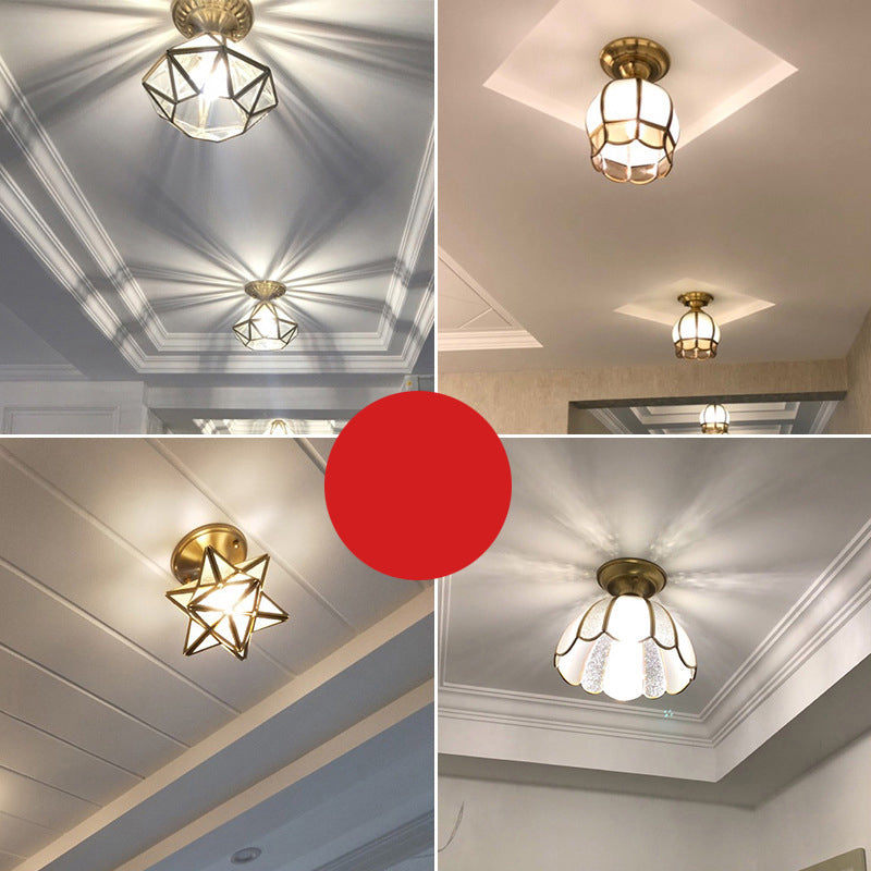 Skanto | Taklys Messing Metall Flush Mount Armatur