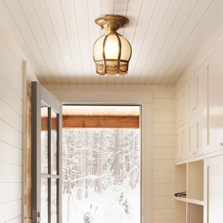 Skanto | Taklys Messing Metall Flush Mount Armatur