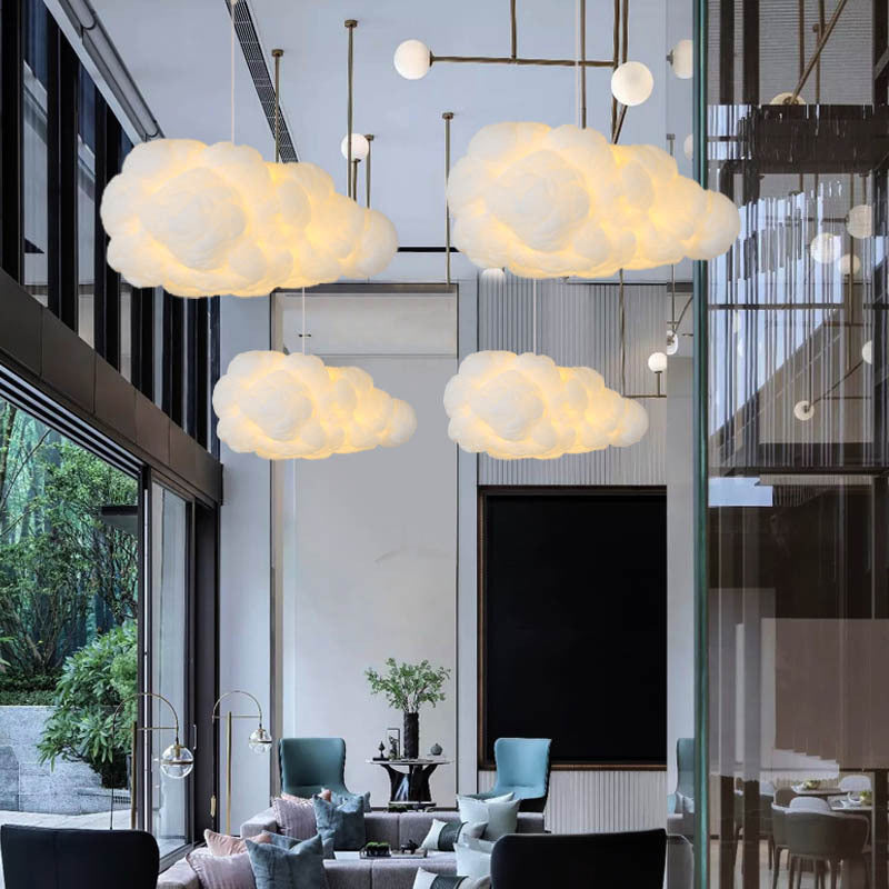 Skanto | Stilig taklampe med to skjerm i hvit farge