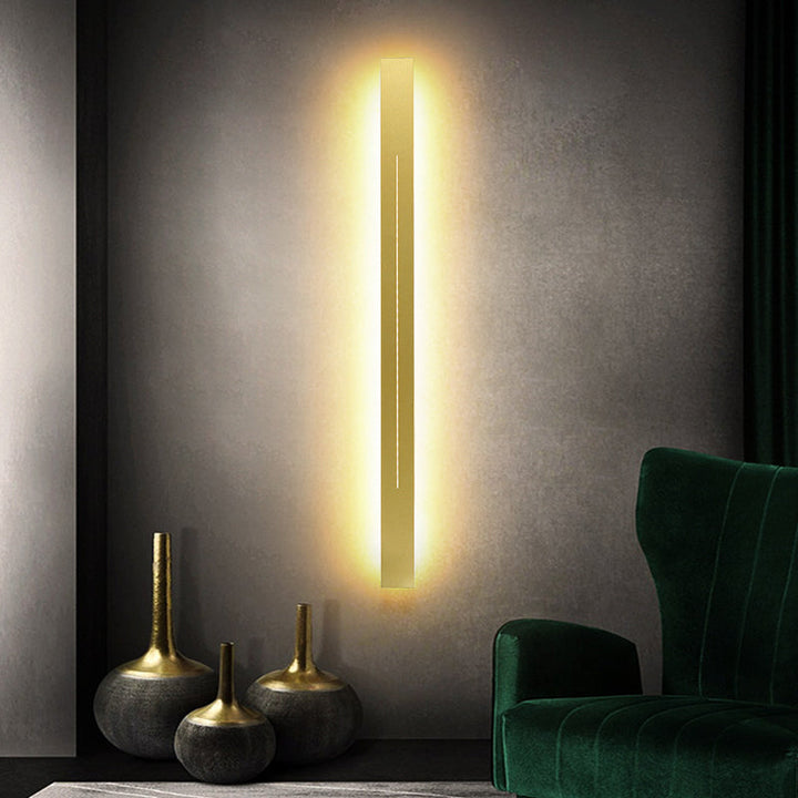Simplicity Bar Formet LED Veggmontert Lys Metall Stue Vegglampe Belysning | Skanto