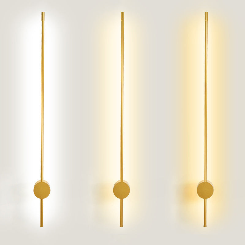 Slim Tube Formet Vegglampe Moderne Metall Stue LED Vegglampe Fixture | Skanto