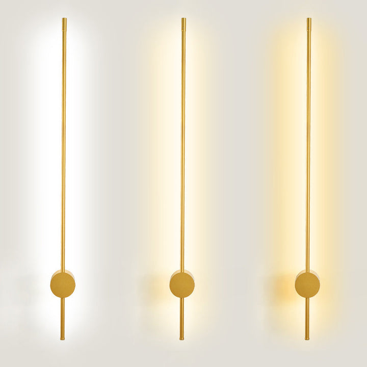 Slim Tube Formet Vegglampe Moderne Metall Stue LED Vegglampe Fixture | Skanto