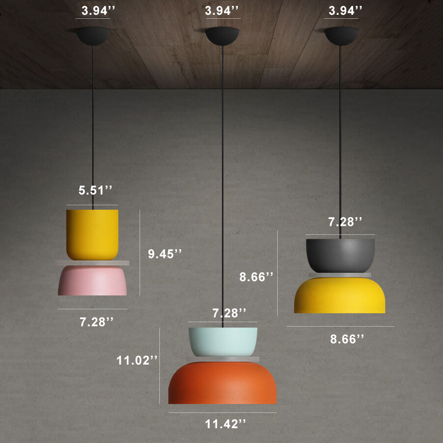 Skanto | Nordic Colorful Macaron 1-Lys LED Pendellampe