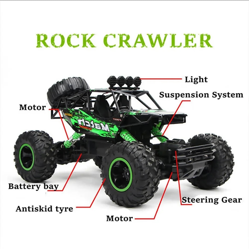 Skanto | RC Truck | Fjernkontroll 4WD leke for barn