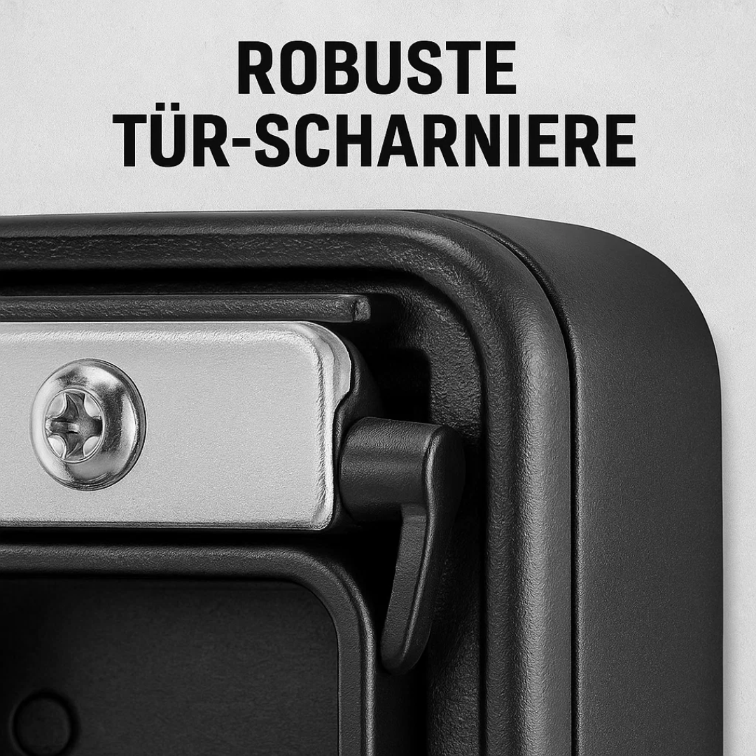 Skanto | KeyGuard Utendørs Safe – Værbestandig Veggmontert Nøkkelboks