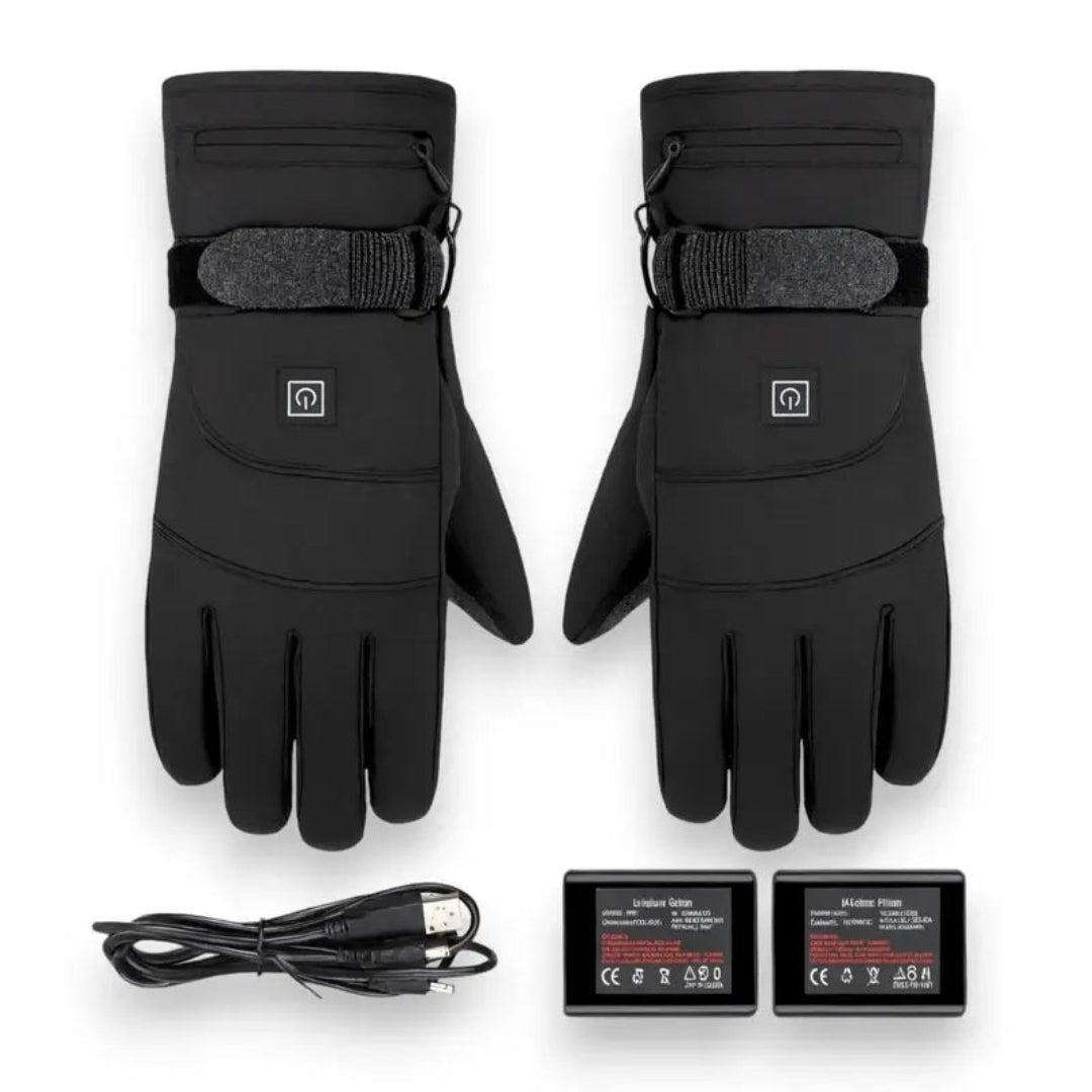Elektrisk beheizbare Winterhandschuhe – Einstellbare Wärme og Touchscreen-kompatibel