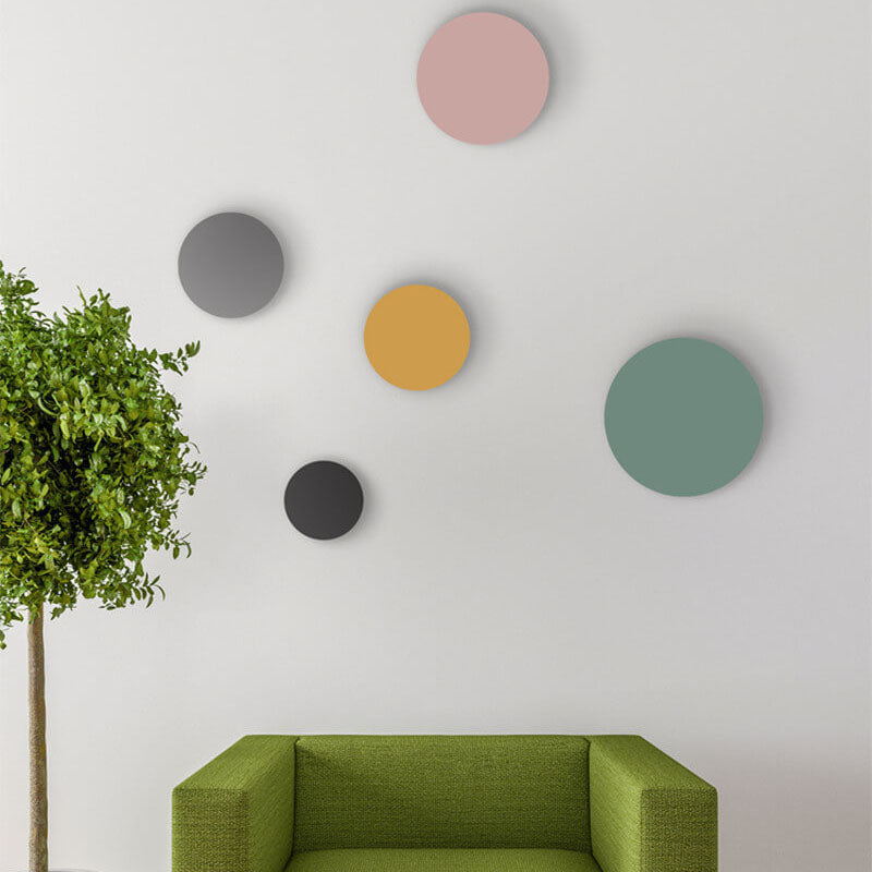 Skanto | GlowOrb Minimalistisk Rund LED Vegglampe | Fargevariasjon | Dimmbar Lys