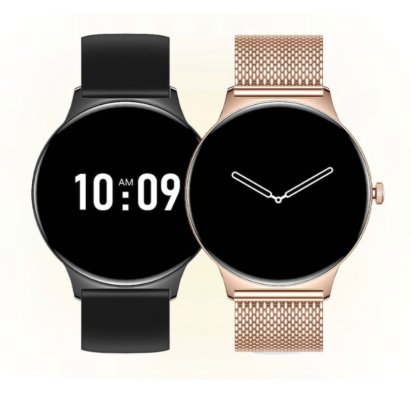 Skanto | SlimFit Ultimate Smartwatch – Ultratynn, helseovervåking & AMOLED-skjerm