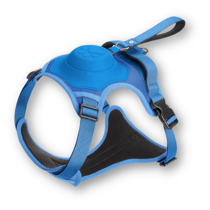 FlexiHarness – Komfortabel 2-i-1 hundesele med bånd Skanto