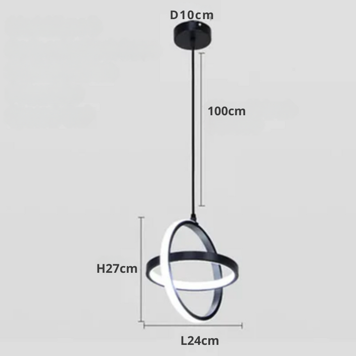 Moderne LED Hengende Lampe – Minimalistisk Pendellampe for Stue og Spisestue | Skanto