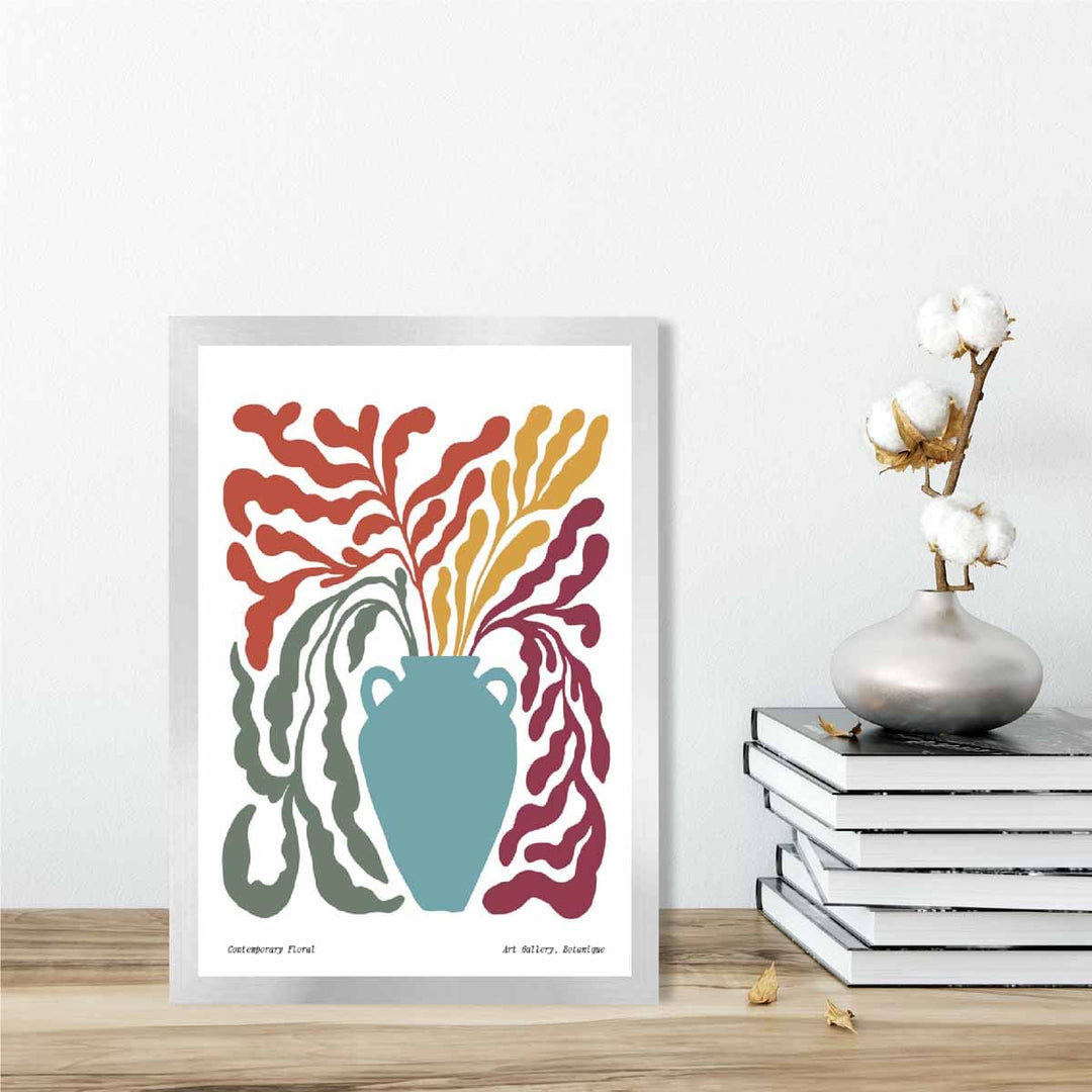 Moderne Boho Blomsterplakat nr. 5 Botanikk