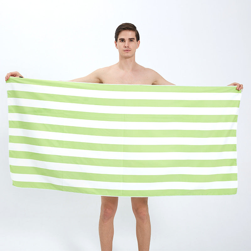 Strandhåndkle med stilig bred stripe mønster Skanto