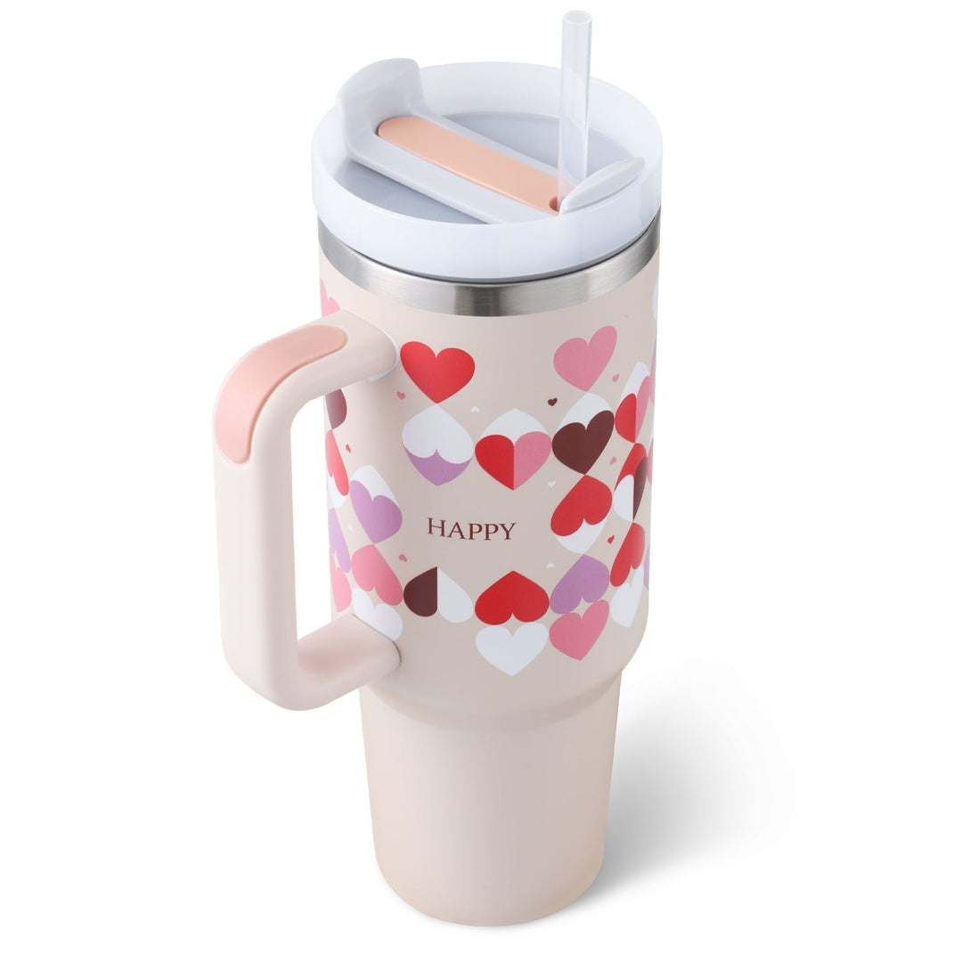 Skanto | ChillMug - Isolert Drikkekopp med Strå
