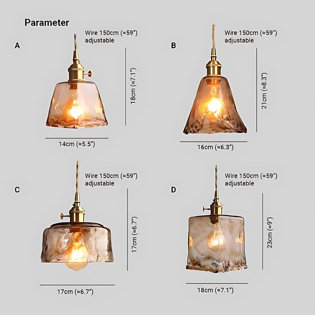 Retro LED Pendellampe - Jasper | Skanto