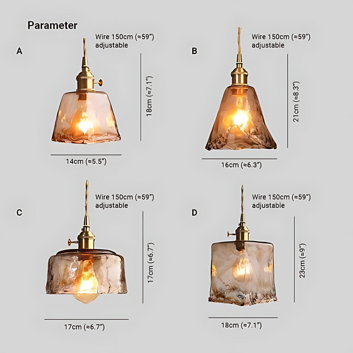Retro LED Pendellampe - Jasper | Skanto