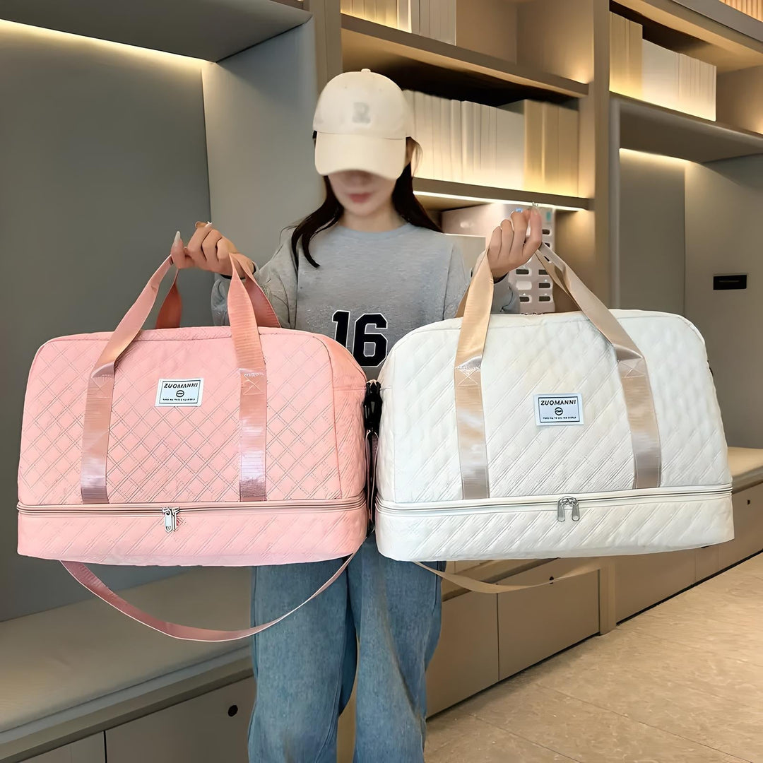 Skanto | Romslig Weekend Duffel Bag | Vanntett, Multikompartments & Ideal for Korte Turer og Treningsøkter