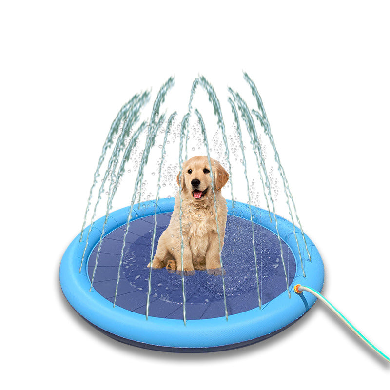Hund svømmebasseng med sprinklesystem Skanto