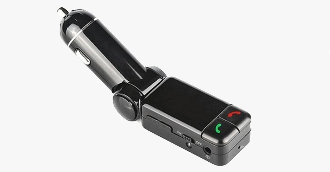 Skanto | Bluetooth Biladapter - brukt til handsfree-anrop, lytte til musikk og motta hørbare instruksjoner