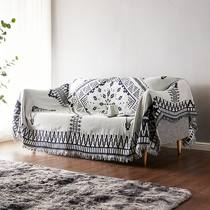 Bohemske strikkede kaster for sofasmykke | Skanto