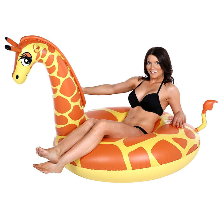 Unisex Oppblåsbar Giraff Bassenget Floater Skanto