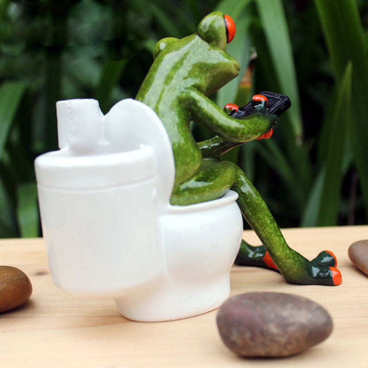 Skanto | Festival Frog Resin Crafts Frog Pastoral Ornament