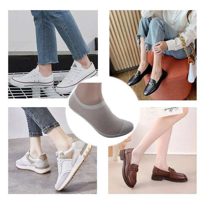 Skanto | Ultra-tynne fôr non-slip usynlige sokker
