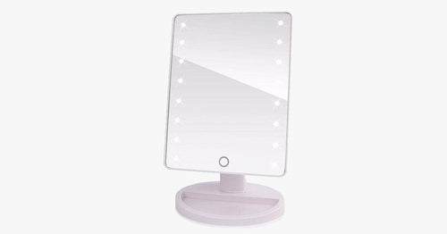Skanto | LED Sensor Sminkespeil med 180-Graders Svingefunksjon - Bruk det på din måte