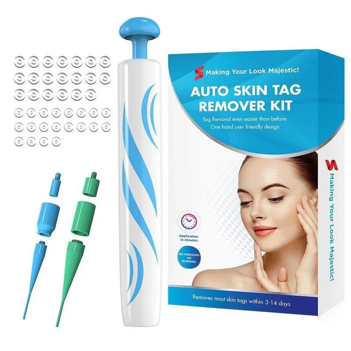 Skanto | DermaClear hudvortefjerner | Smertfri bruk | Kompakt & Hygienisk | For menn & kvinner