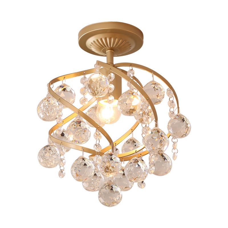 Skanto | CrystalElegance Pendel - Luksus Taklampe med Messingdetaljer