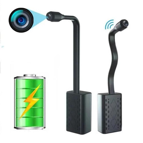 Skanto | Skjult spionkamera med 360° foldbar linse - Trådløst mini kamera