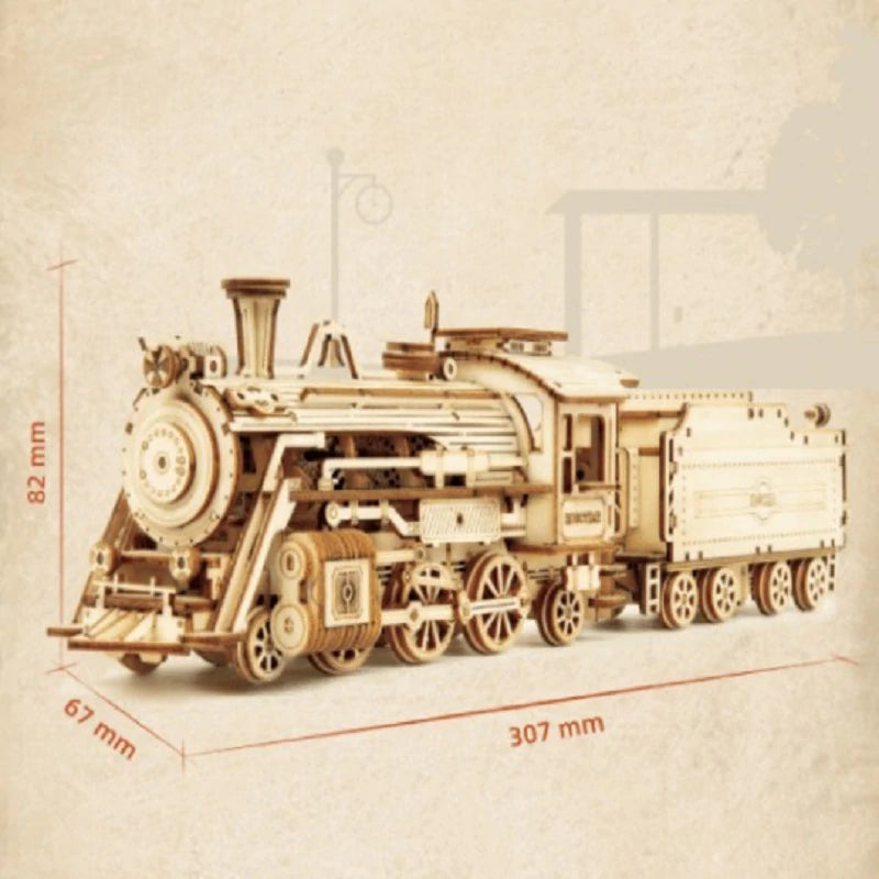 Super Tre Wooden Mechanical Model Puzzle Set | Skanto