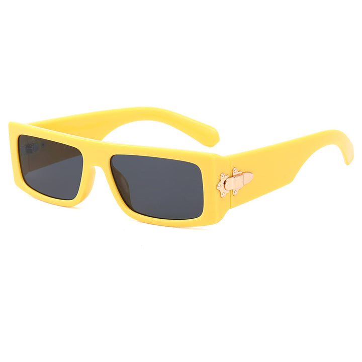 Dame moteriktig oversized solbrille med innovativt design Skanto