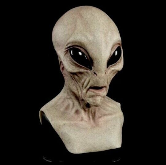 Alien-Mask | Realistiske Halloween Kostyme Tilbehør | Skanto