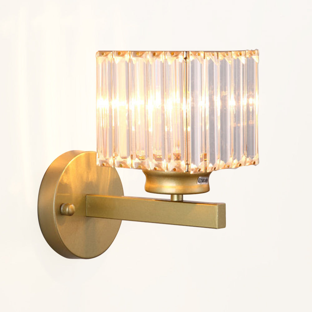 Skanto | Krystallglass Vegglampe med Moderne Arm Design