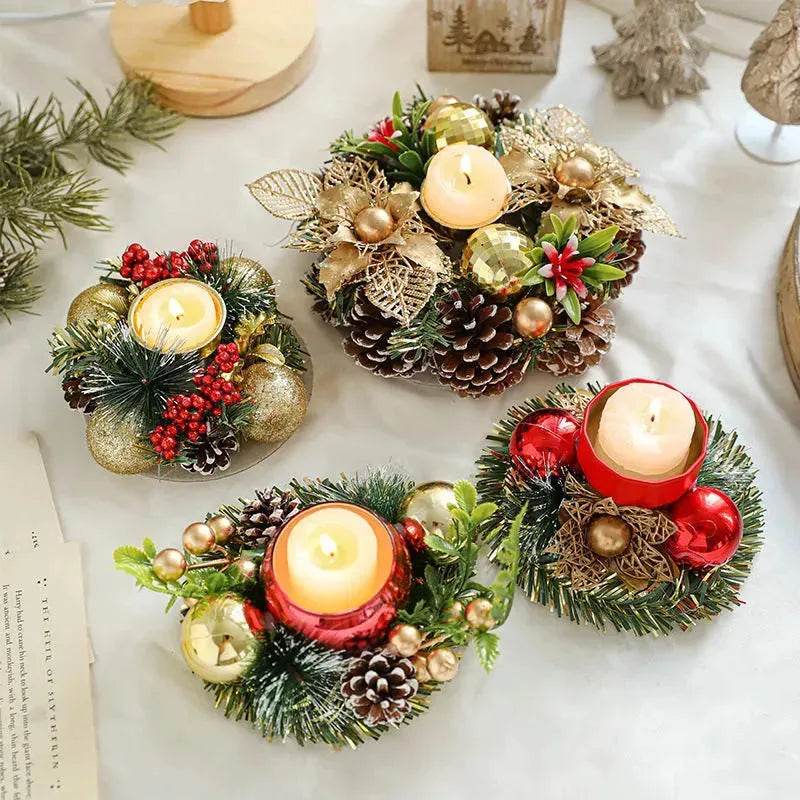 Skanto | Julelys krans Xmas Nyttårs lysestaker dekorasjoner