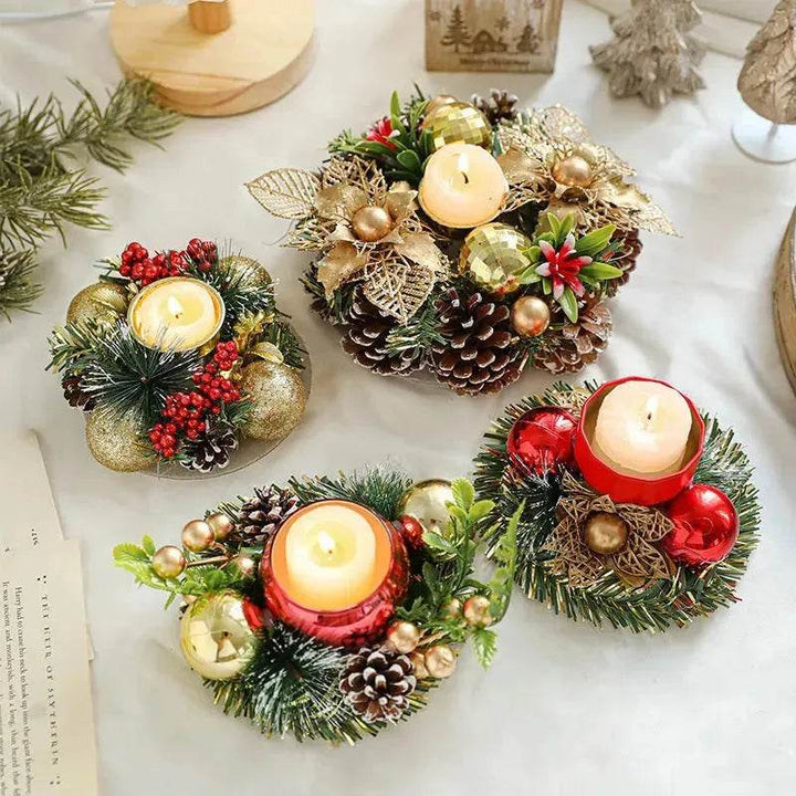 Skanto | Julelys krans Xmas Nyttårs lysestaker dekorasjoner
