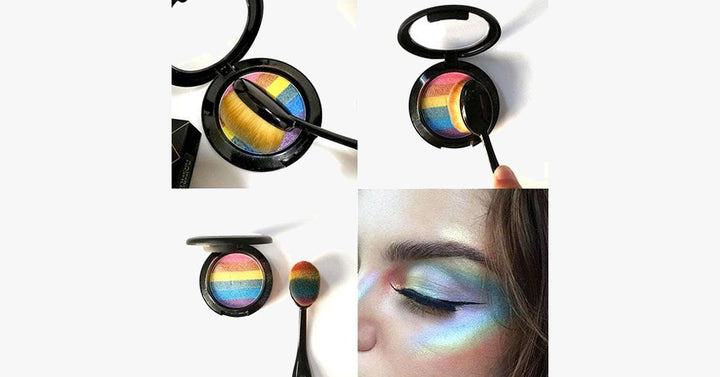 Skanto | Rainbow Prism Highlighter – Bli fargerik med fargene av regnbuen