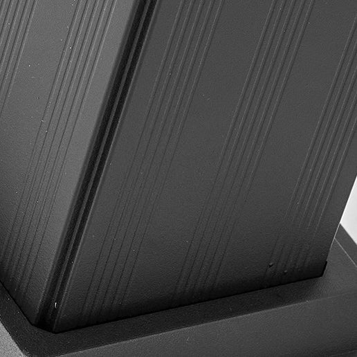 Moderne Minimalistisk Firkantet Sylinder Solvannett ABS PC LED Utendørs Lys For Hage | Skanto