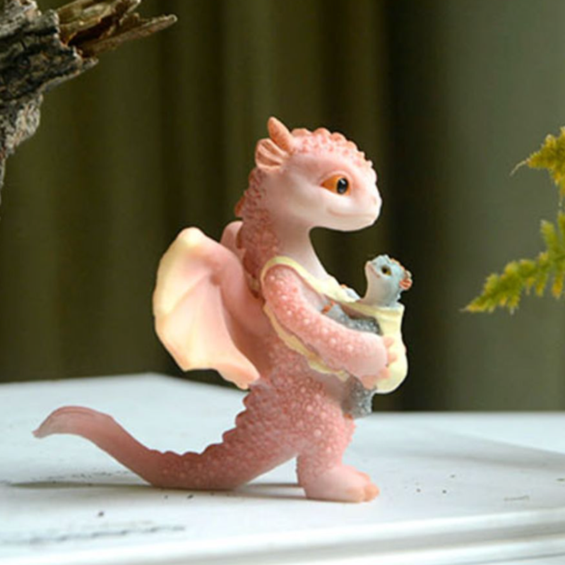 Skanto | Mini søt drage statue dekorasjon
