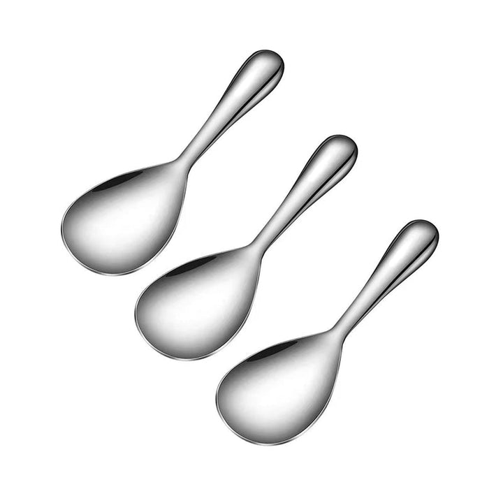 Tykk rustfritt stål non-stick ris skje | Skanto