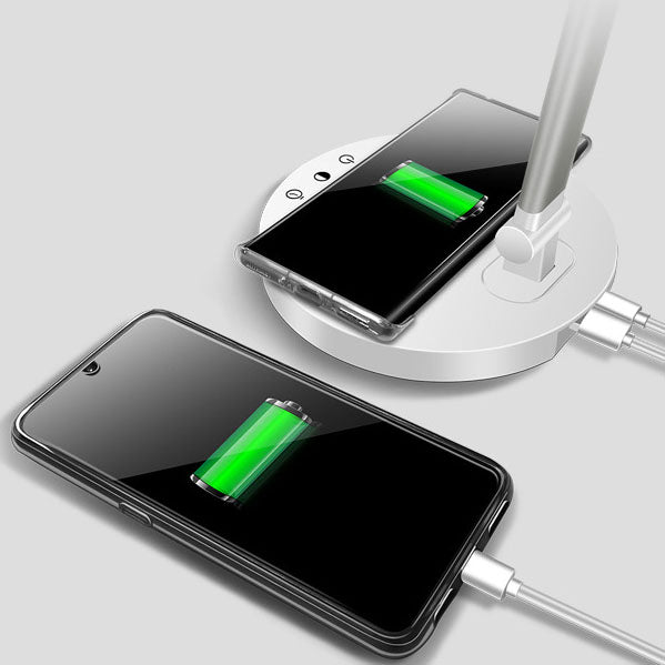 Skanto | Minimalistisk Intelligent Firkanthåndtak Sammenleggbart USB LED Skrivebordslampe