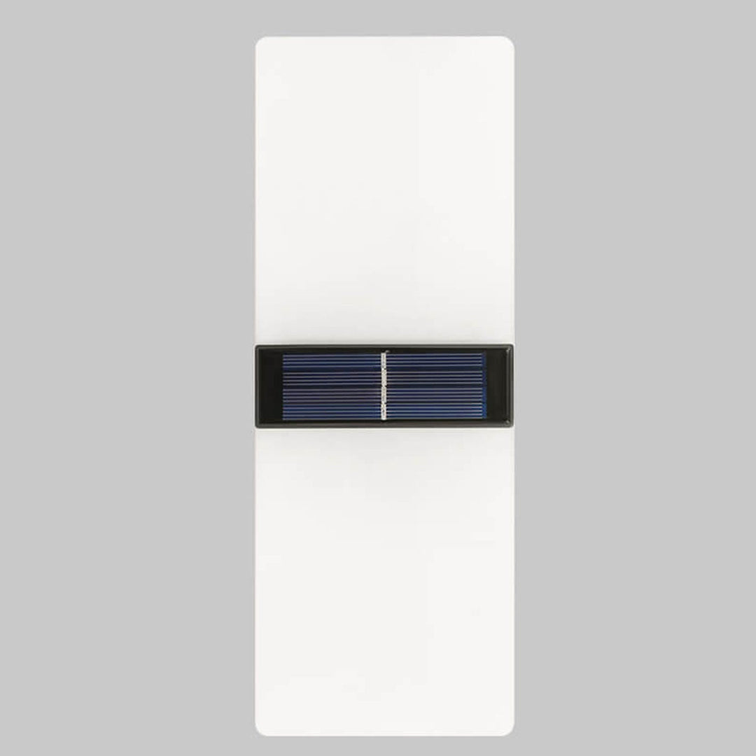 Skanto | LumaZen Solar-Drevet LED Vegglampe | Værbestandig | Solcelledrevet Utendørsbelysning | Hage- og Terrasseinnredning