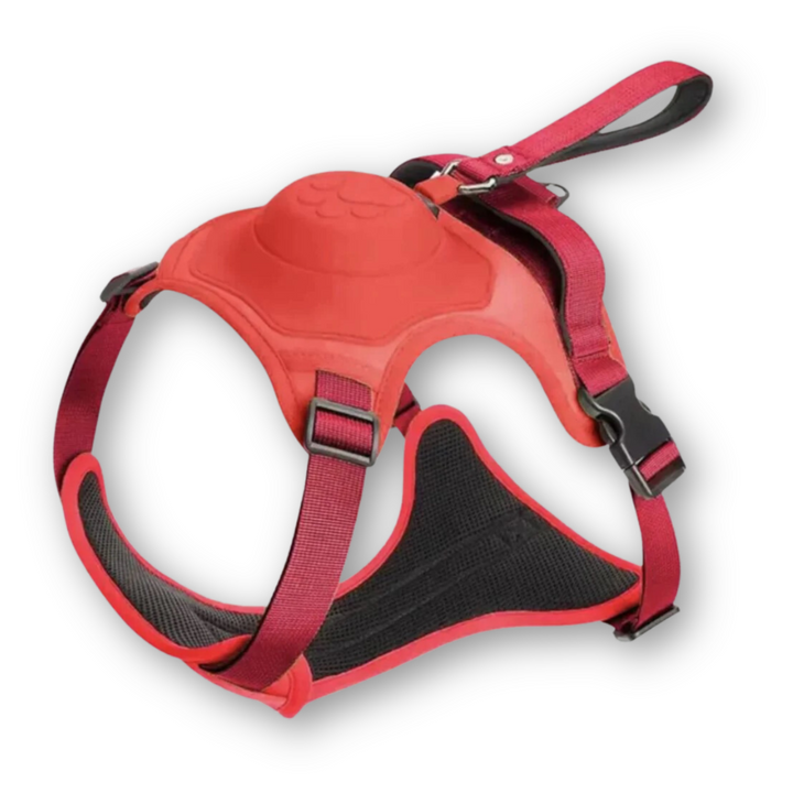 FlexiHarness – Komfortabel 2-i-1 hundesele med bånd Skanto