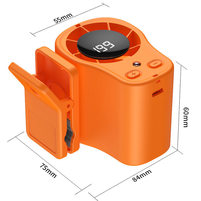 Mini vifte med ventilasjonsklemme for bil og skrivebord | Skanto