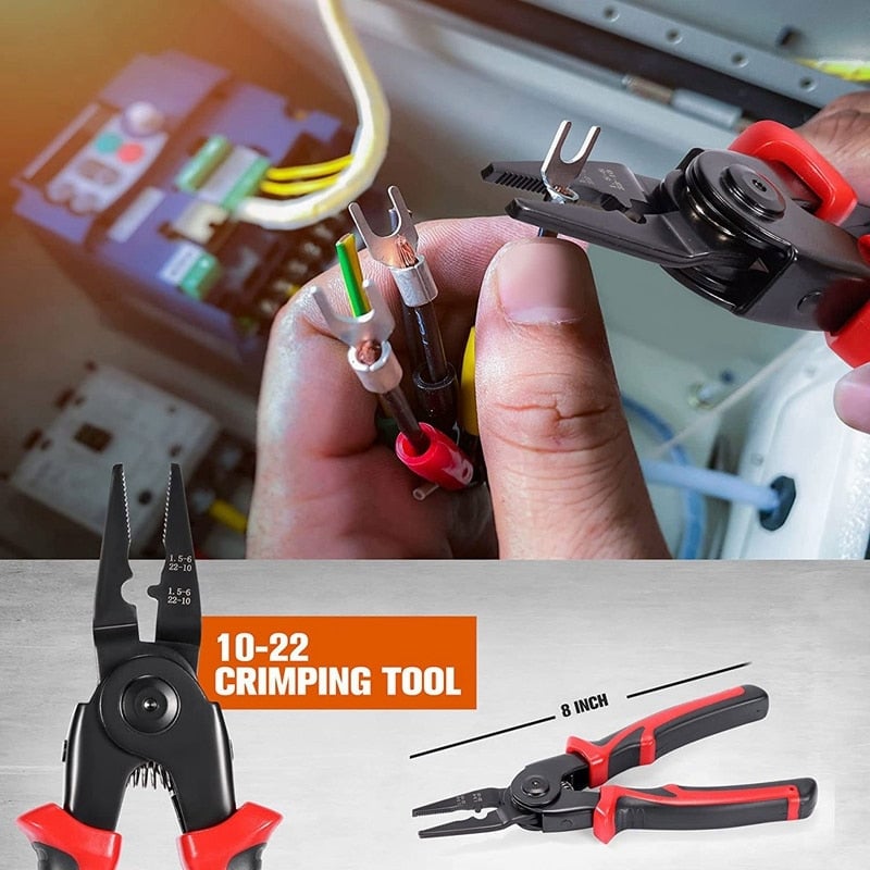 Skanto | 5 i 1 Allsidig Verktøysett for Tungt Bruk