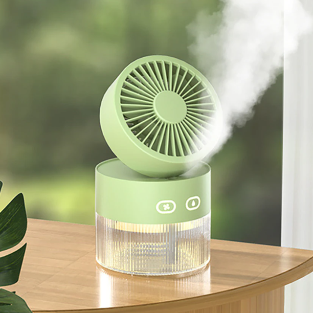 Skanto | Mini Foldbar USB Varmt Lys Spray Vifte