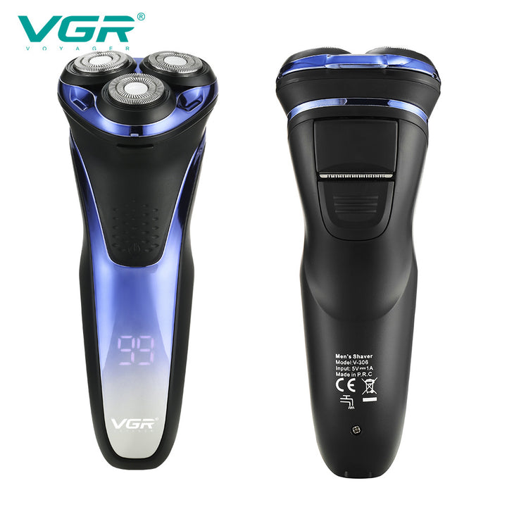 Skanto | Men’s Vanntett Elektrisk Barbermaskin | 3D Fleksible Hoder, Rask Lading & Ideell for Daglig Pleie