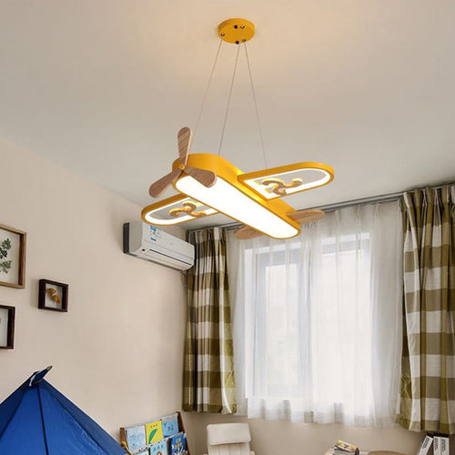 Skanto | LED Flyvemaskin Barnerom Chandelier - SkyFlyer