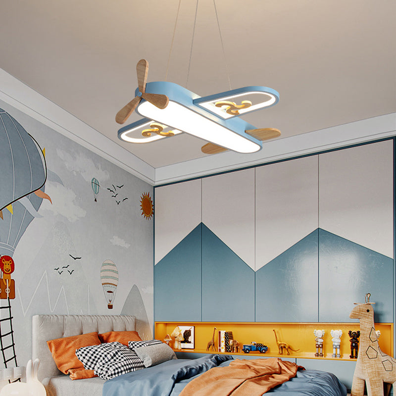 Skanto | LED Flyvemaskin Barnerom Chandelier - SkyFlyer
